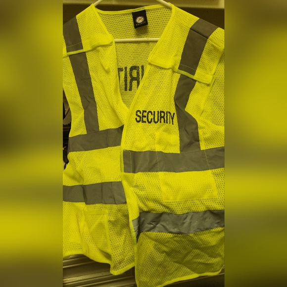 High-Visibility Yellow Vest with Reflective Stripes - Picture 1 of 3